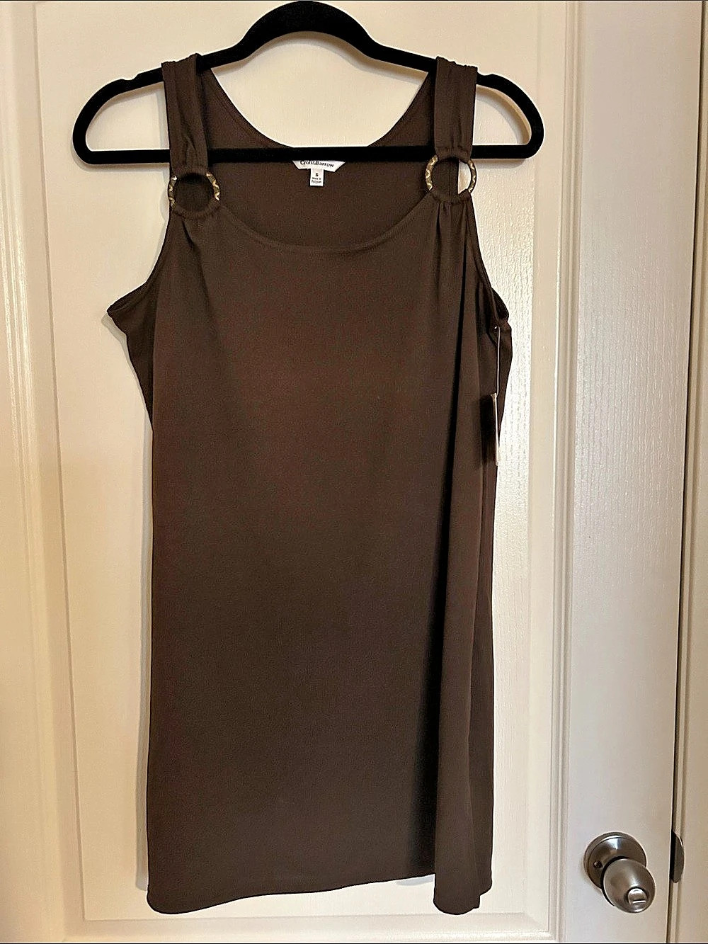 Croft & Barrow Brown Mini Dress